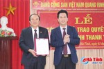 Công bố quyết định bổ nhiệm Chánh Thanh tra tỉnh Hà Tĩnh