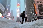 [Chùm ảnh] Bão tuyết tấn công bờ đông Mỹ