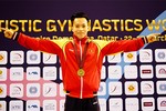 Lê Thanh Tùng đoạt HC vàng Cúp Thể dục dụng cụ Thế giới