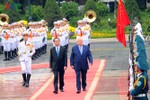 Chùm ảnh Lễ đón chính thức Tổng thống Israel thăm Việt Nam