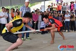 Độc đáo giải vô địch đẩy gậy thị xã Hồng Lĩnh