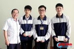 Chúc mừng, khen ngợi 3 học sinh tham dự các kỳ thi Olympic