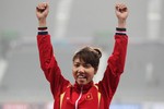 Nữ VĐV nhảy xa Việt Nam giành HCV châu Á