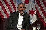 Ông Obama lần đầu xuất hiện trước công chúng kể từ khi rời Nhà Trắng