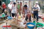 Can Lộc: Phát hiện 60 kg thịt bò không rõ nguồn gốc