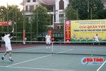 Sôi nổi Giải Quần vợt thành phố Hà Tĩnh mở rộng 2017