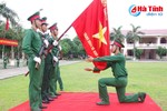 120 chiến sỹ mới Trung đoàn 841 tuyên thệ dưới Quân kỳ quyết thắng
