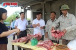 Vũ Quang mở bán thịt lợn bình ổn giá hỗ trợ người chăn nuôi