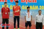 Hà Tĩnh giành 11 huy chương tại Giải vô địch Điền kinh trẻ quốc gia