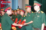 72 cán bộ, chiến sỹ quân đội Hà Tĩnh nhận quyết định thăng quân hàm