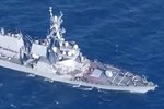 Tàu chiến Mỹ va chạm với tàu vận tải Philippines, 7 thủy thủ Mỹ mất tích