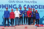 Hà Tĩnh giành 5 huy chương tại Giải Đua thuyền Rowing và Canoeing vô địch trẻ quốc gia