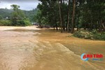 Bão tan, vùng núi cao Hương Khê ngập lụt cục bộ
