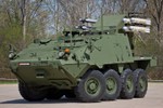 Xe thiết giáp Stryker MLS có khả năng diệt cả xe tăng lẫn máy bay