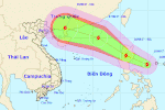 Xuất hiện bão Pakhar tại vùng biển Đông Nam Philippines