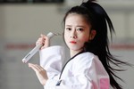 Hot girl Taekwondo rinh vàng cho đoàn Việt Nam