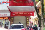 Tiệm vàng trung tâm TP Hà Tĩnh bị trộm khoắng trong đêm