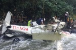 Rơi máy bay cỡ nhỏ tại Costa Rica, ít nhất 2 người thiệt mạng
