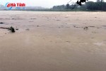 Mưa lớn, nước trên các sông ở Hà Tĩnh lên nhanh