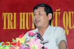 Cử tri Vũ Quang lo ngại tình trạng sản xuất nông nghiệp cầm chừng