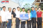 Hội doanh nhân trẻ Hà Tĩnh hỗ trợ gia đình khó khăn xây nhà nhân ái