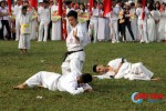 Đã mắt màn đấu võ Karate tại buổi khai hội TDTT huyện Nghi Xuân