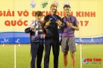Hà Tĩnh giành 2 huy chương tại Giải vô địch Điền kinh quốc gia
