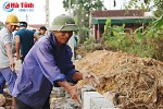 Nhân dân Trung Lộc “mở hội” làm nông thôn mới