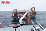 Cứu thành công 9 thuyền viên gặp nạn trên biển Hà Tĩnh, Quảng Bình