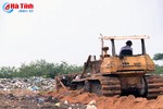 Bãi rác thị xã Hồng Lĩnh quá tải, dân "ngộp thở"!