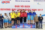 Hà Tĩnh giành 4 huy chương Giải Rowing máy vô địch quốc gia