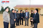 Đoàn công tác của tỉnh góp sức cùng Can Lộc thực hiện tốt các nhiệm vụ