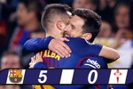 Messi lập cú đúp, Barca thẳng tiến vào tứ kết cúp Nhà vua