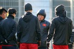 U23 Việt Nam họp "dã chiến" sau trận thua Hàn Quốc