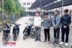 4 học sinh THPT trộm 5 chiếc xe máy ở Can Lộc