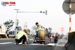 Lắp đặt hệ thống đèn tín hiệu giao thông tại 2 "điểm đen" ở Can Lộc