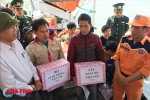 Cứu tàu cá cùng 7 ngư dân gặp nạn trên vùng biển Nghệ An - Hà Tĩnh
