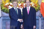 Hàn Quốc đưa tin đậm nét về chuyến thăm Việt Nam của ông Moon Jae-in