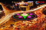 Đêm thành phố Hà Tĩnh lung linh dưới góc nhìn flycam