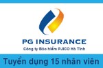 Công ty Bảo hiểm PJICO Hà Tĩnh tuyển dụng 15 chuyên viên