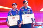 Hai cán bộ đoàn Hà Tĩnh nhận giải thưởng Lý Tự Trọng