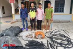 Nhóm công nhân trộm cáp đồng của Viễn thông Hà Tĩnh