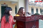 Vụ đánh nữ sinh ở Hương Khê: Chị dâu, em chồng xin lỗi trước 1.800 học sinh
