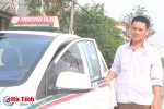 Tài xế taxi Mekong Hà Tĩnh trả lại tài sản người đánh rơi