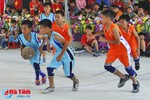 Hấp dẫn giải bóng rổ học sinh tiểu học Thạch Hà