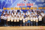 34 học sinh đạt giải hội thi Tin học trẻ Hà Tĩnh lần thứ XXI