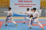Khởi tranh Giải Karatedo tỉnh Hà Tĩnh năm 2018