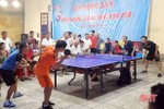 Hương Sơn tổ chức thành công giải bóng bàn nam mở rộng