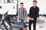 2 "đạo chích" từ Hương Khê xuống TP Hà Tĩnh trộm xe máy