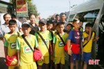 Tuyển nhi đồng Hà Tĩnh lên đường dự VCK Giải Bóng đá Cup Milo 2018